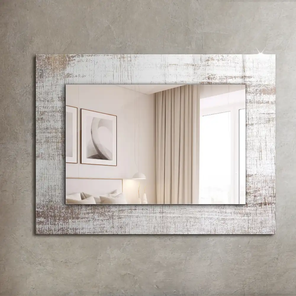 Rectangle decorative mirror Old Wood