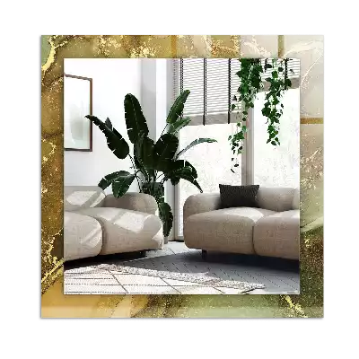 Rectangle decorative mirror Abstract art