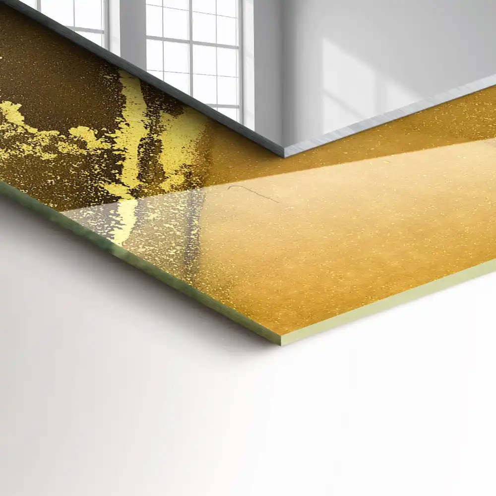 Rectangle decorative mirror Abstract art