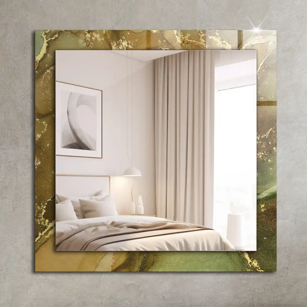 Rectangle decorative mirror Abstract art
