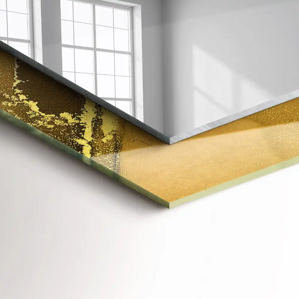 Rectangle decorative mirror Abstract art