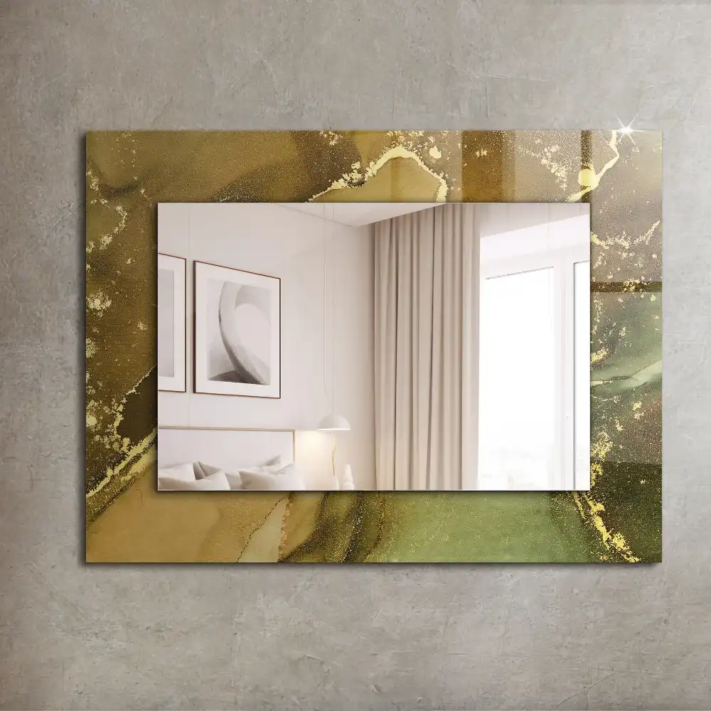 Rectangle decorative mirror Abstract art