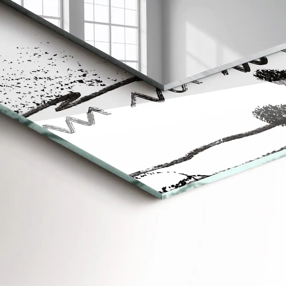 Rectangular decorative mirror Abstract Modern Patterns