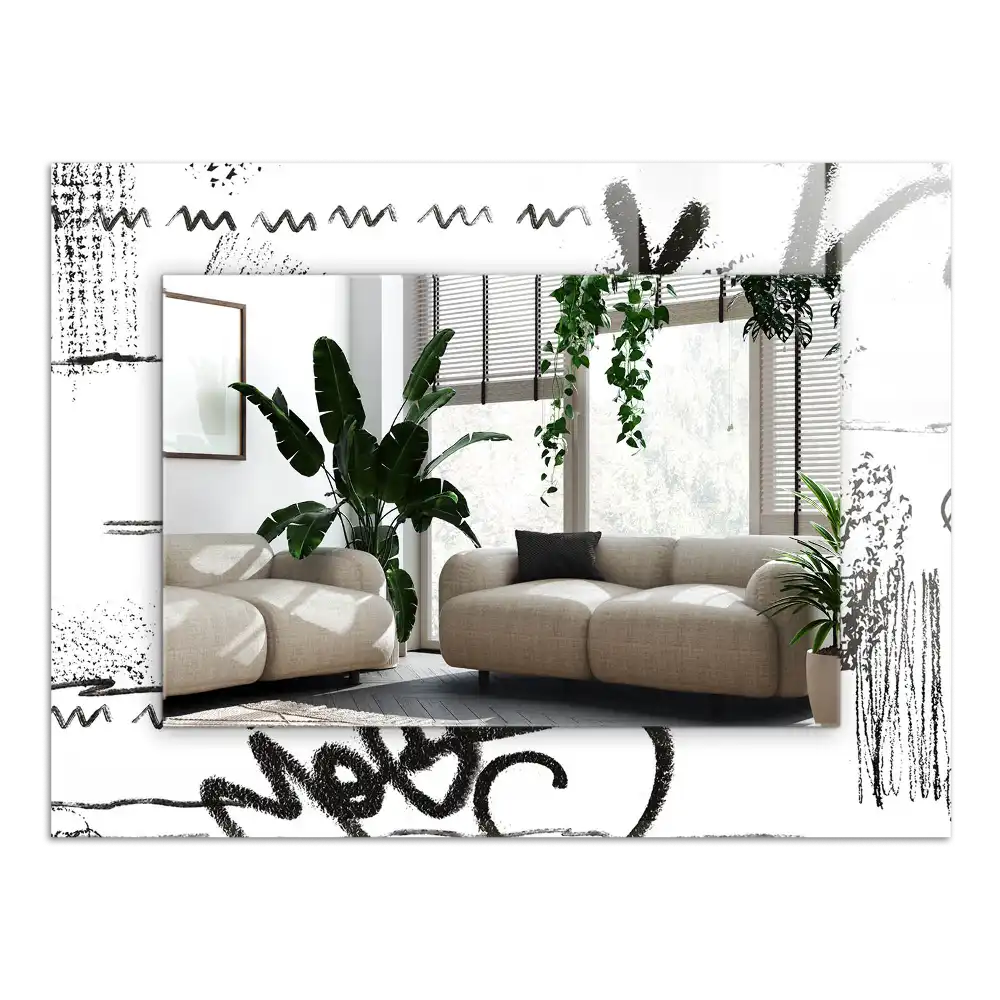 Rectangular decorative mirror Abstract Modern Patterns
