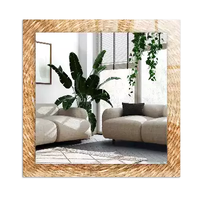 Rectangle decorative mirror Wattle