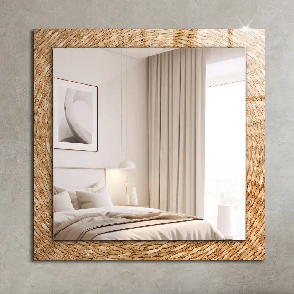 Rectangle decorative mirror Wattle