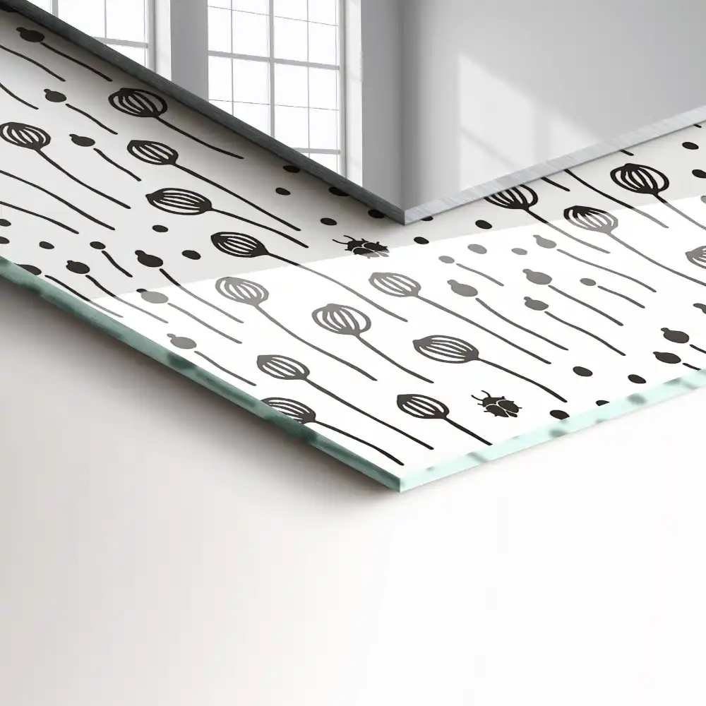 Rectangle decorative mirror Minimalist Nature