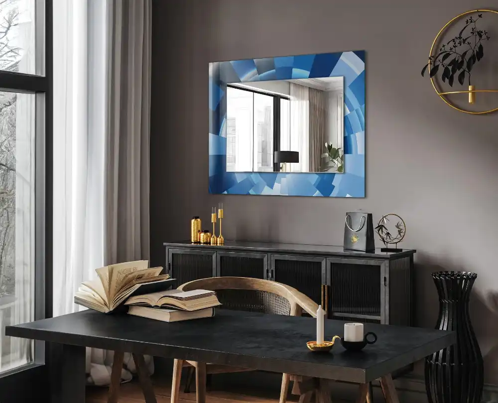 Rectangular mirror print Abstract Tunnel