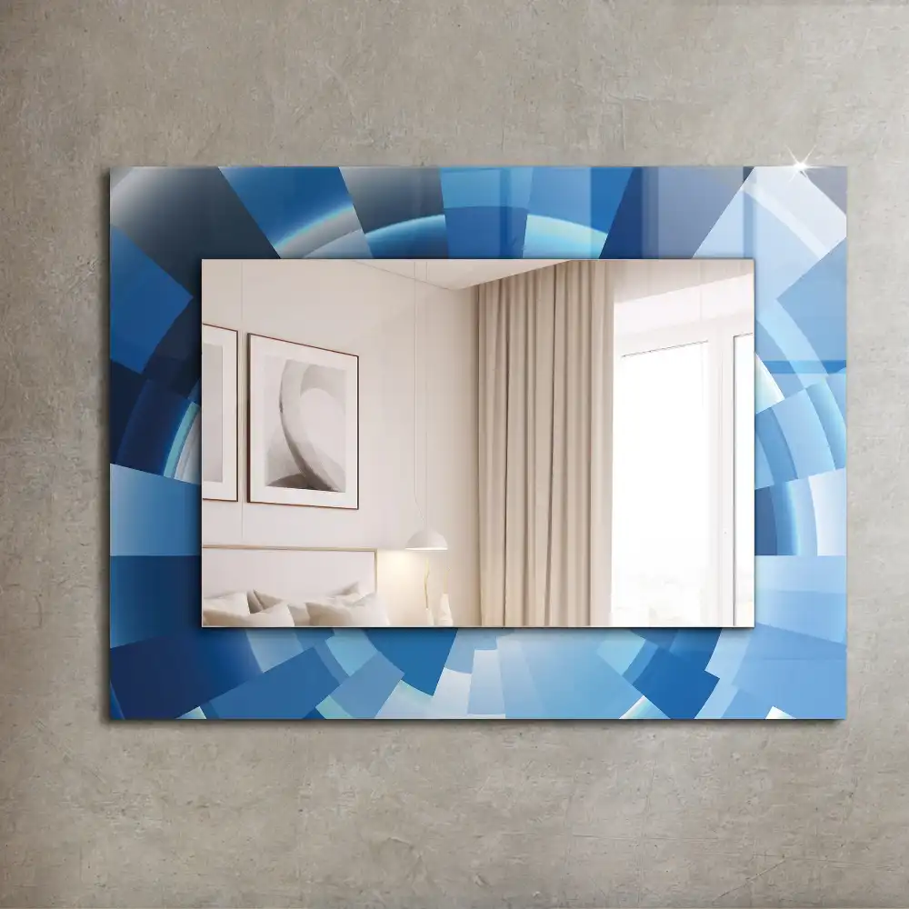 Rectangular mirror print Abstract Tunnel