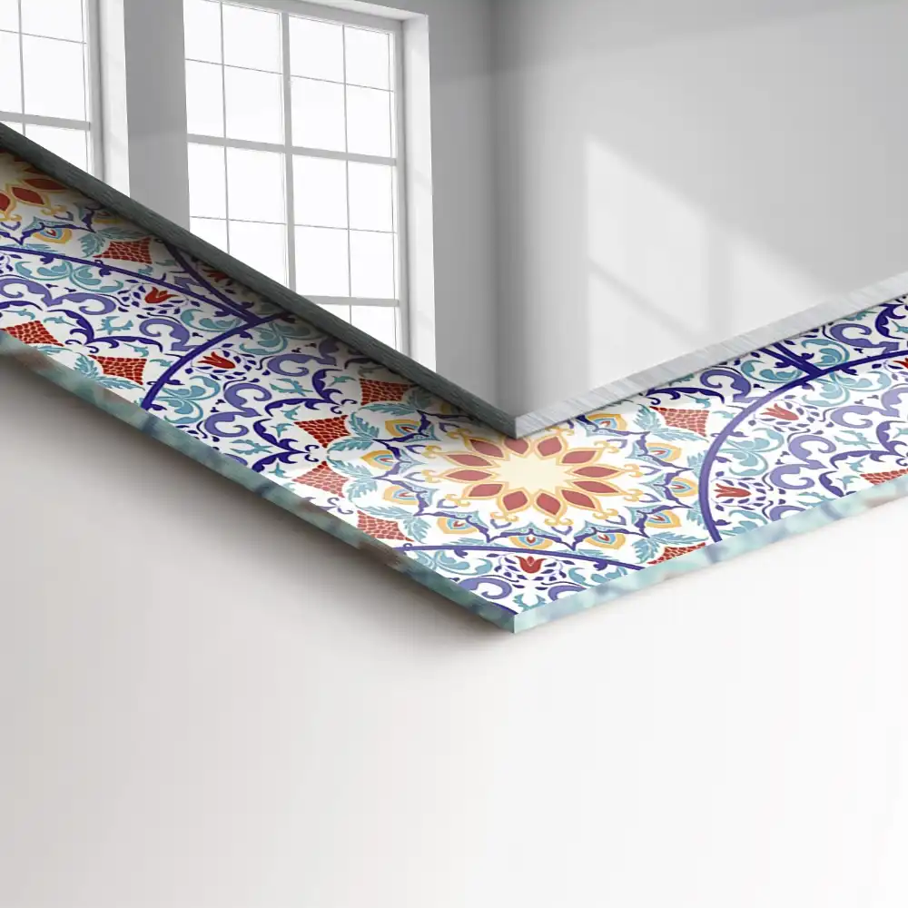 Rectangular decorative mirror Mandalas