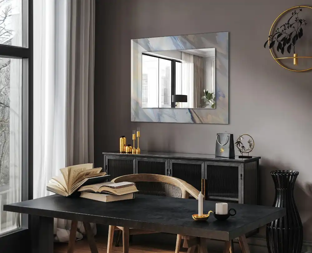 Rectangular mirror print Abstract colorful patterns