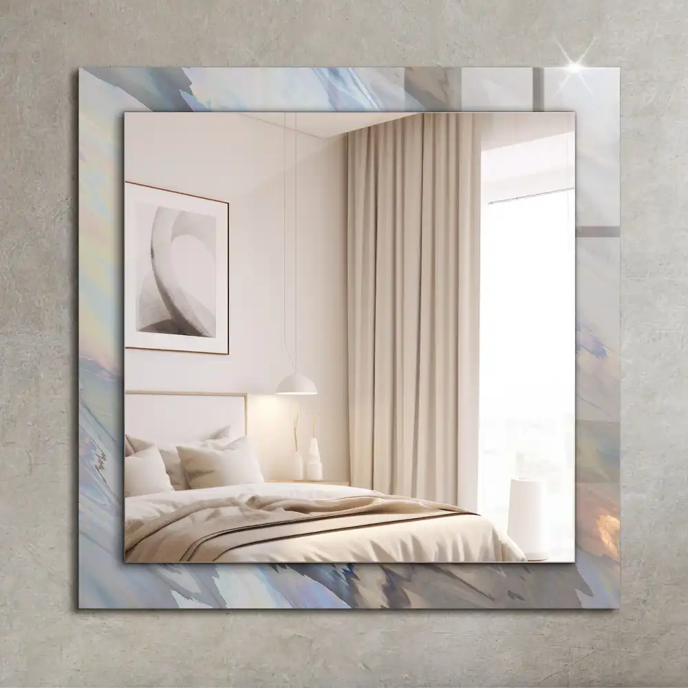 Rectangular mirror print Abstract colorful patterns