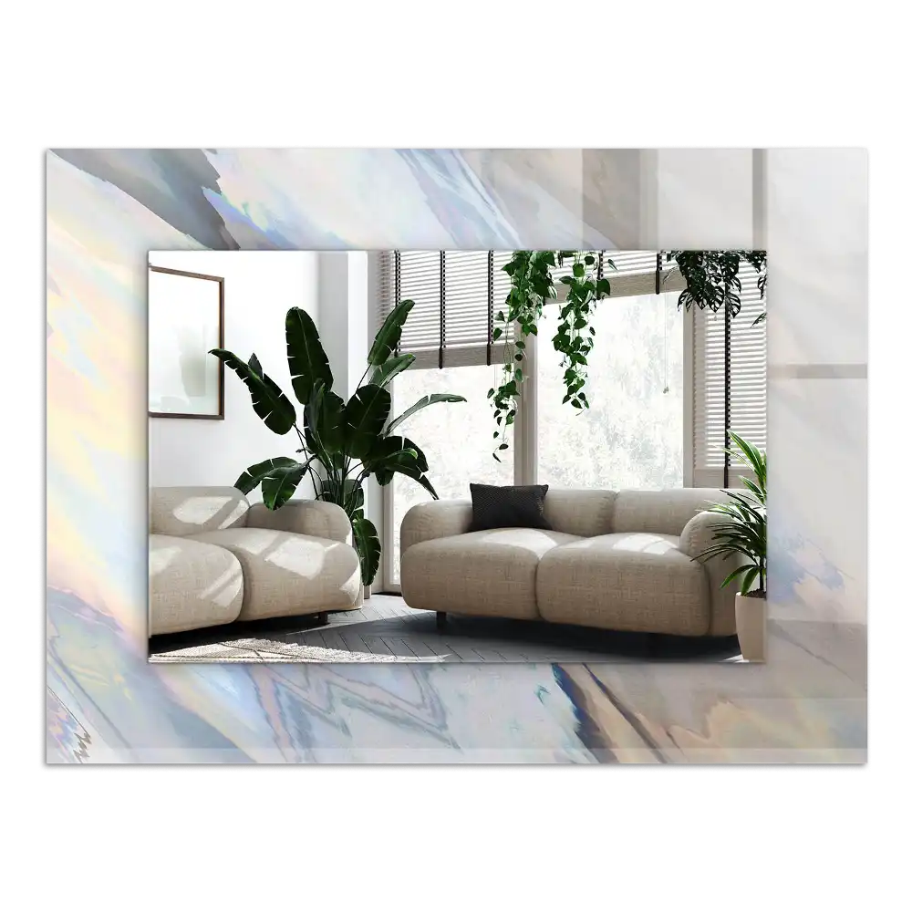 Rectangular mirror print Abstract colorful patterns