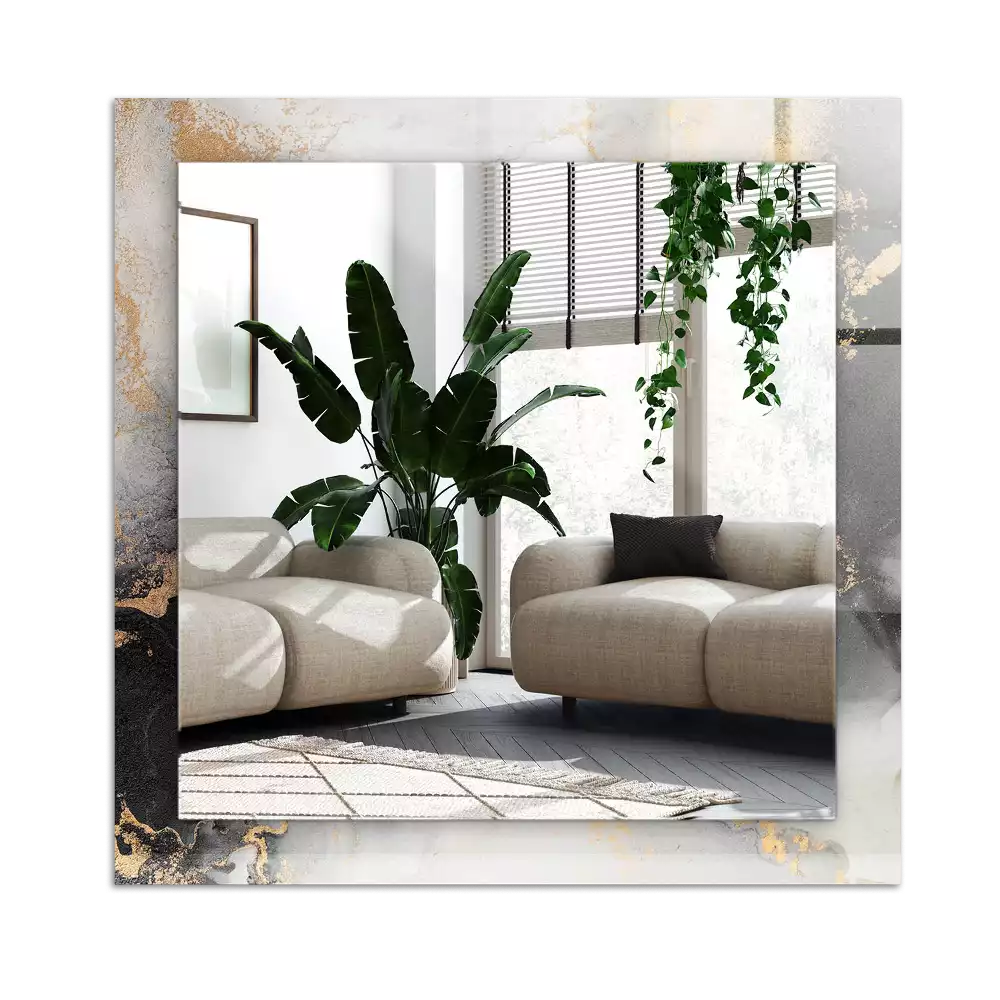 Rectangular decorative mirror Abstract modern art