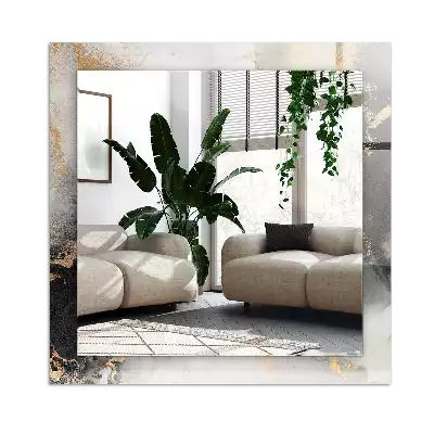 Rectangular decorative mirror Abstract modern art