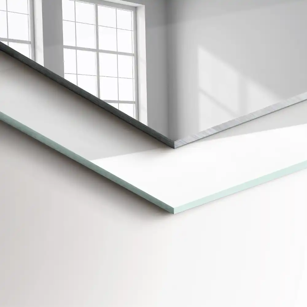 Rectangle decorative mirror Gray marble