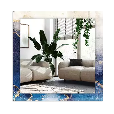 Rectangular mirror print Abstract plastic art