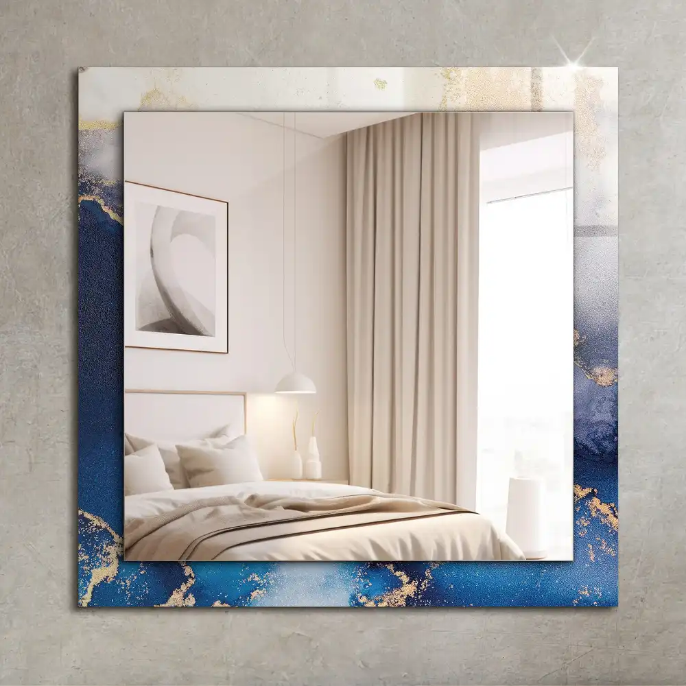 Rectangular mirror print Abstract plastic art