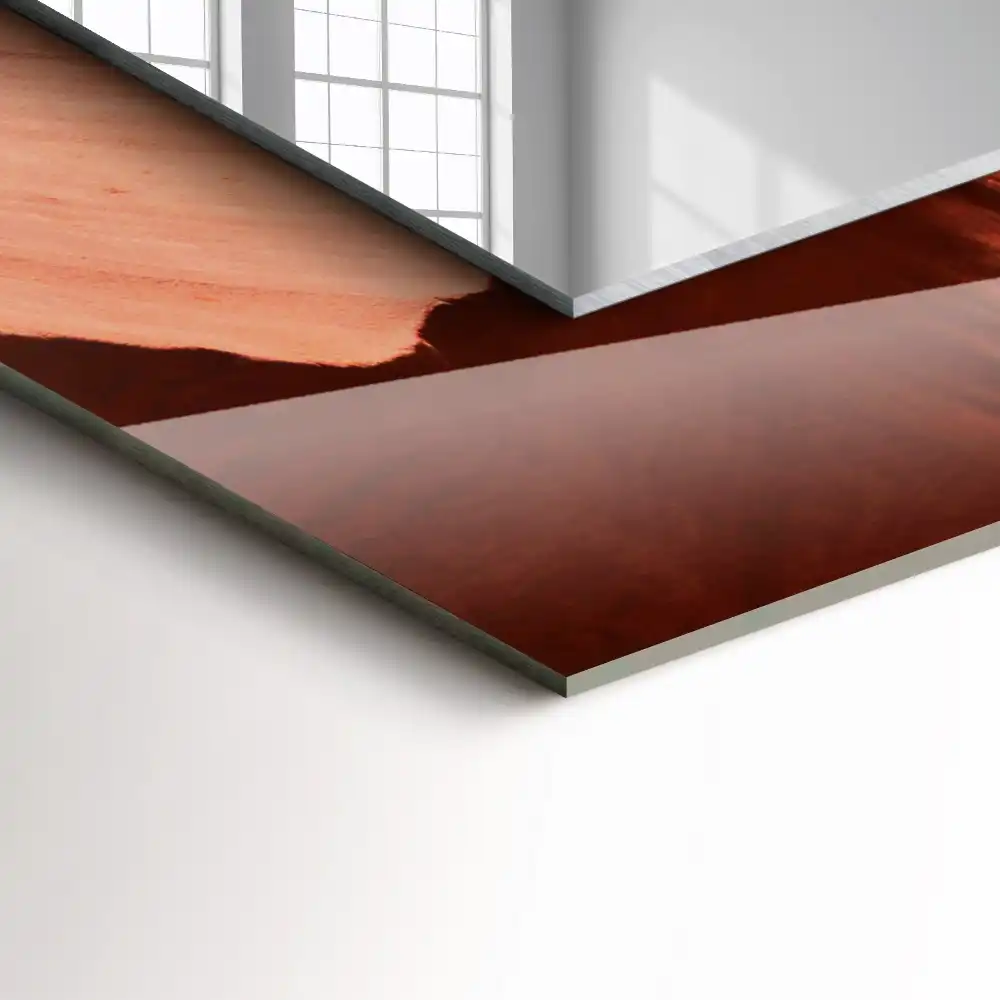 Rectangular mirror print Desert Canyon Rocks