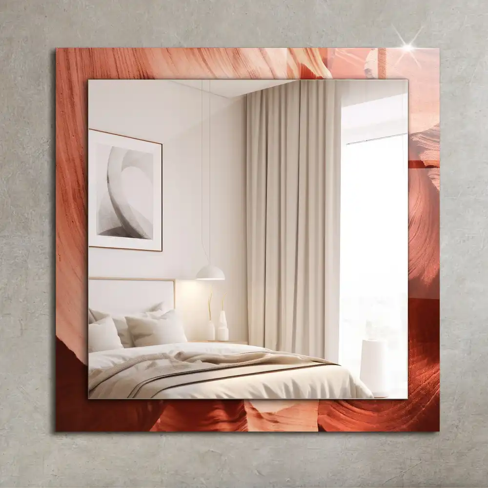 Rectangular mirror print Desert Canyon Rocks