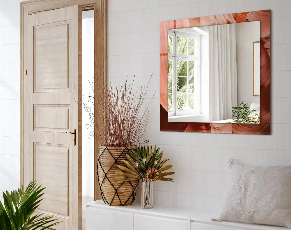 Rectangular mirror print Desert Canyon Rocks