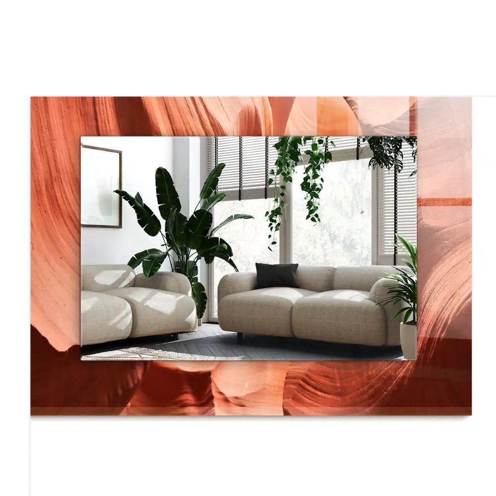 Rectangular mirror print Desert Canyon Rocks