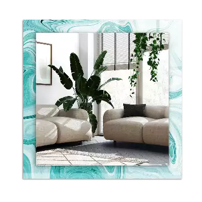 Rectangular mirror print Abstract Marble Pattern