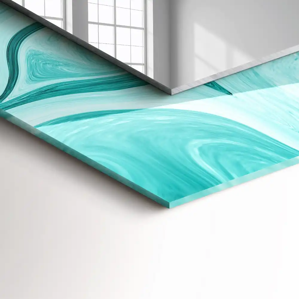 Rectangular mirror print Abstract Marble Pattern