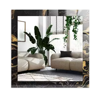 Rectangular decorative mirror Abstract Marble Pattern