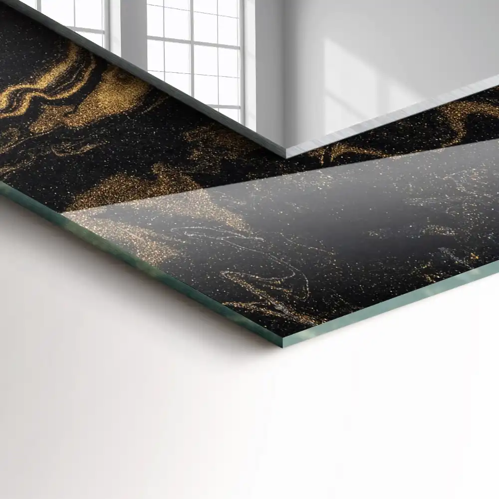 Rectangular decorative mirror Abstract Marble Pattern