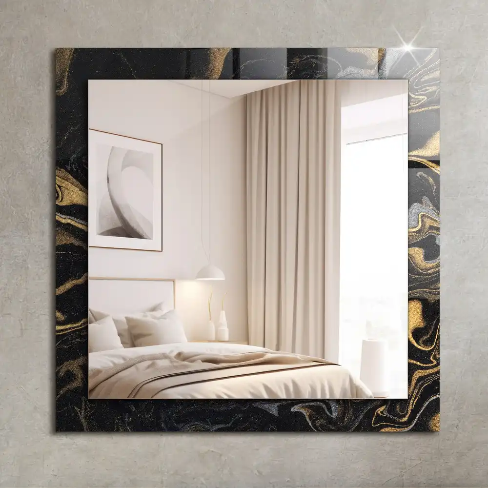 Rectangular decorative mirror Abstract Marble Pattern