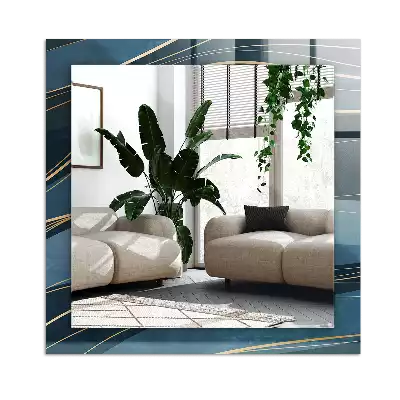 Rectangle decorative mirror Abstract lines