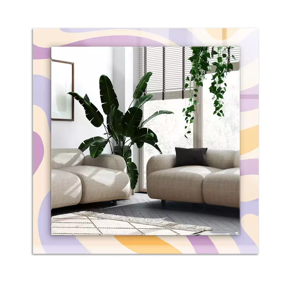Rectangular mirror print Abstract colorful patterns
