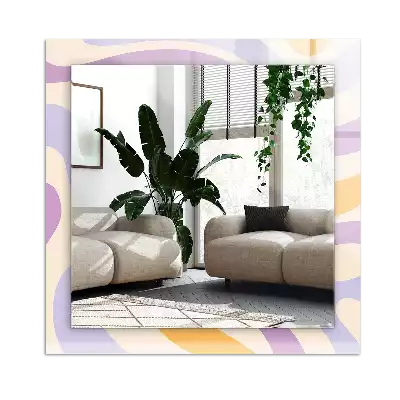 Rectangular mirror print Abstract colorful patterns