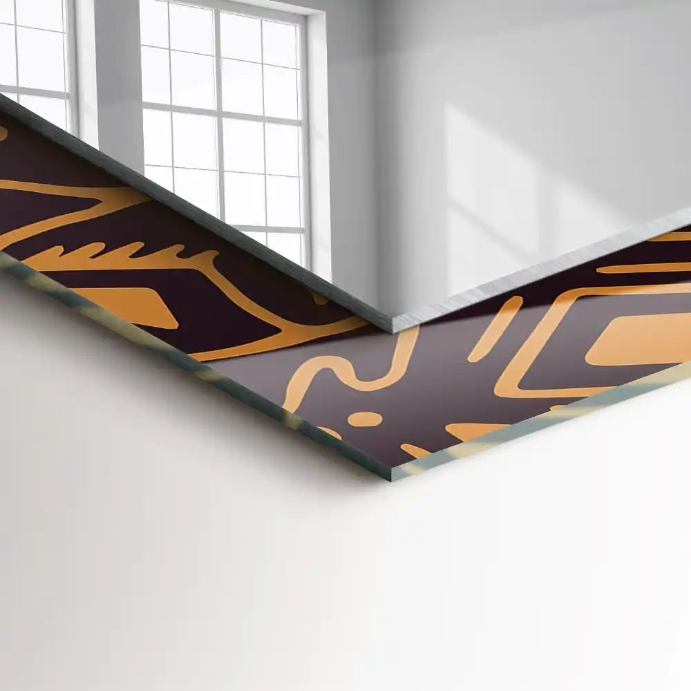 Rectangle decorative mirror Ethnic Pattern