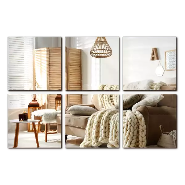 Mirror tiles for wall square decorative