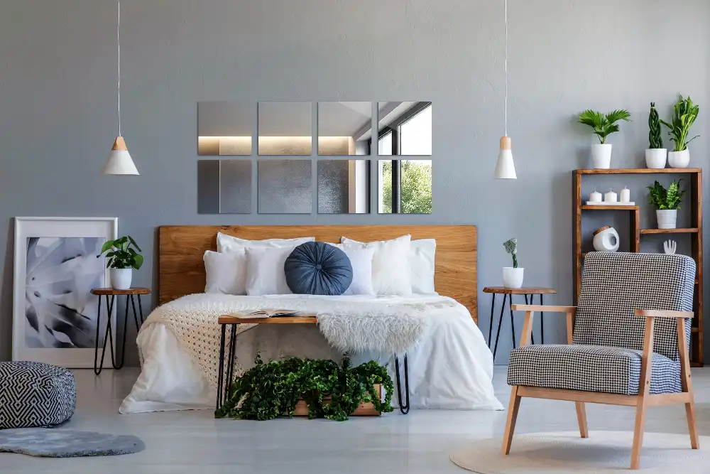 Mirror tiles for wall square decorative