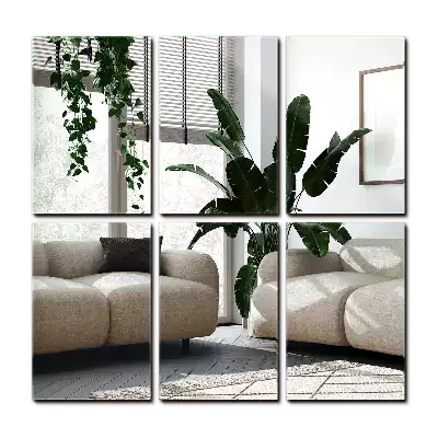 Rectangle mirror tiles self-adhesive