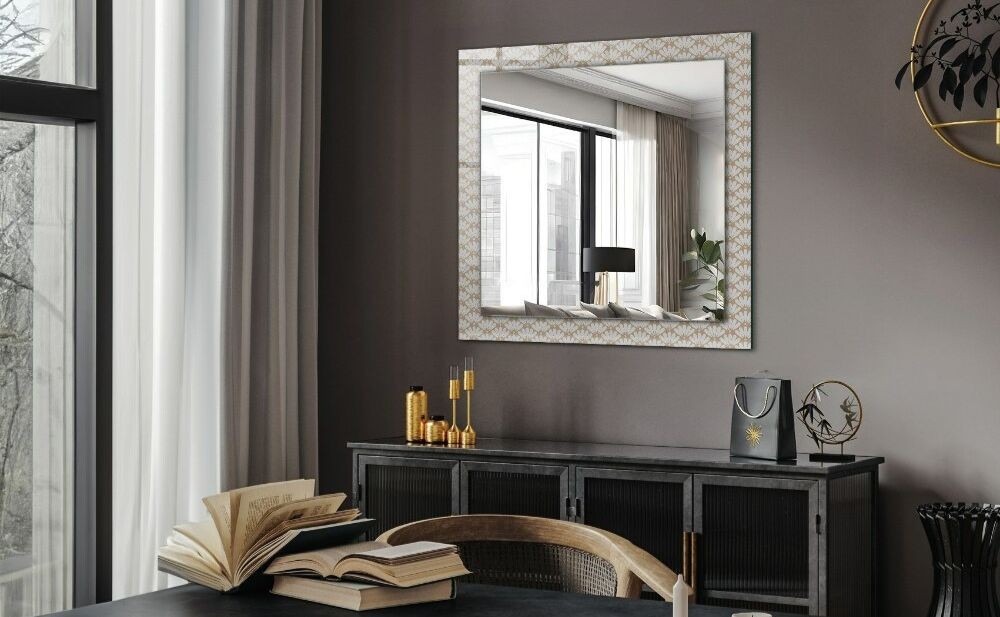Where to hang a mirror in the living room?