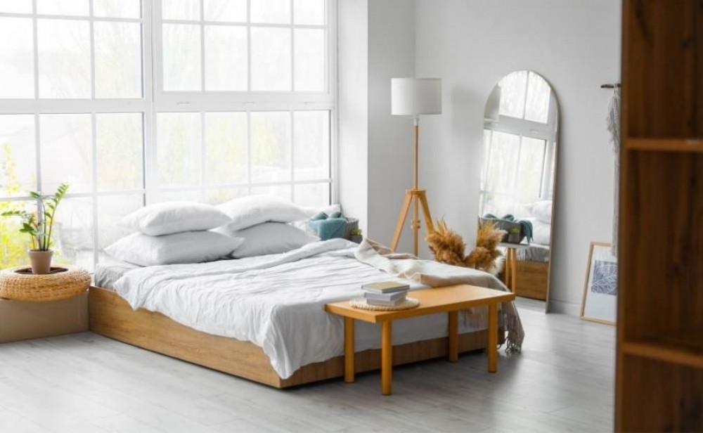Mirror in the bedroom